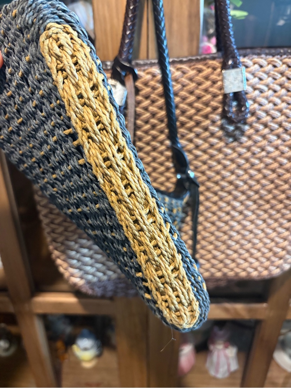 Brighton Ratan Bag Bundle (2) Woven Bags- See Description - Picture 16 of 16